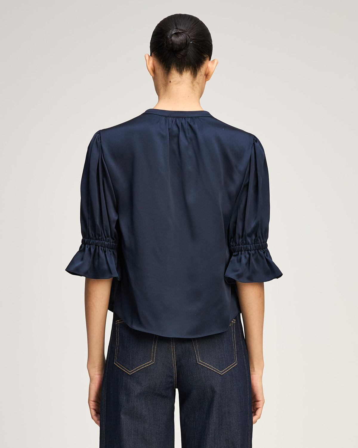 Cinq à Sept Split Neck Fiona Top