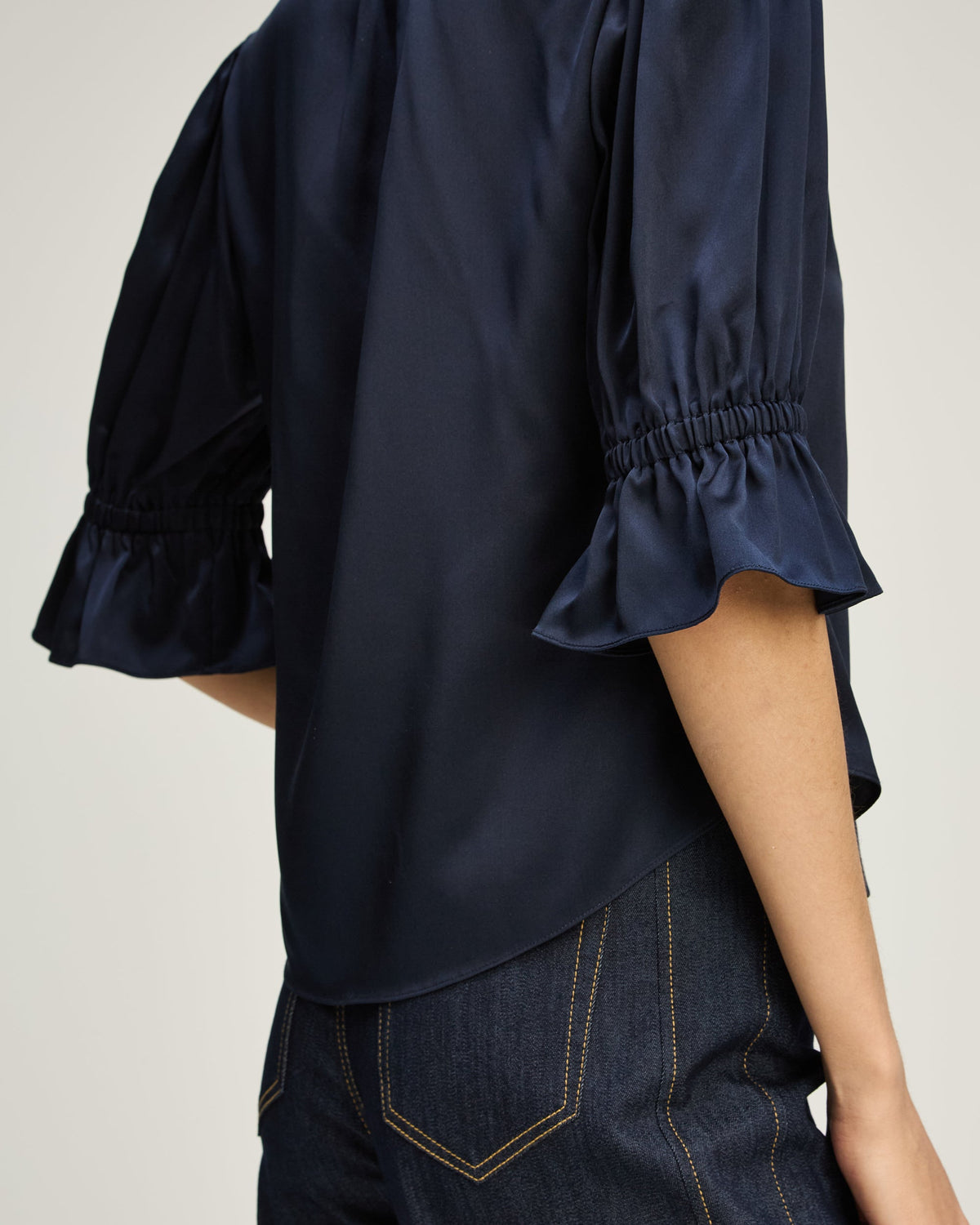 Cinq à Sept Split Neck Fiona Top