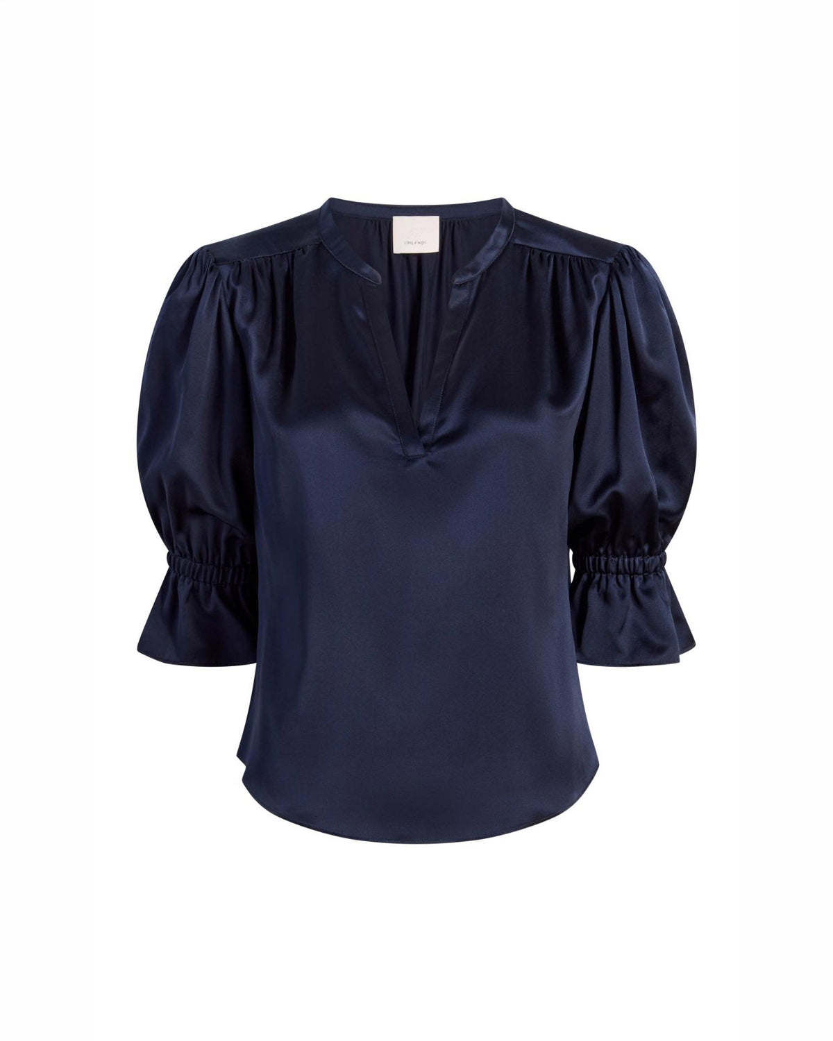 Cinq à Sept Split Neck Fiona Top
