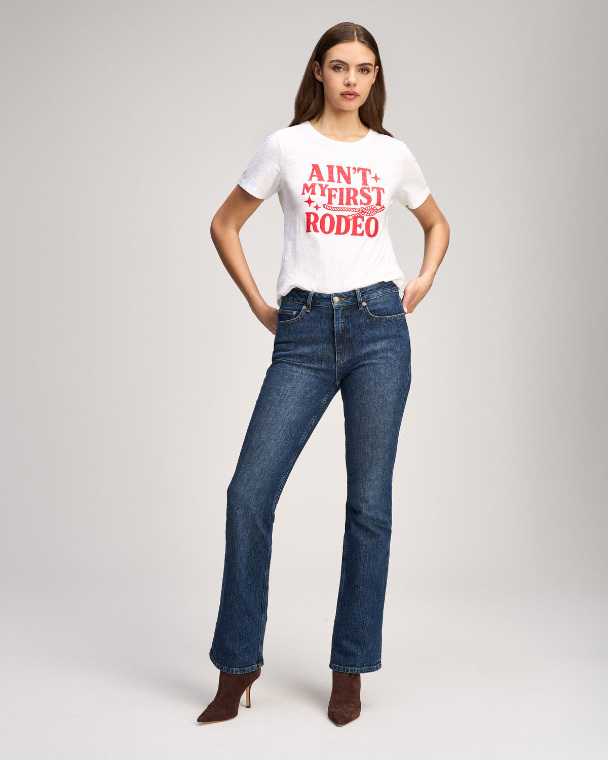 Cinq à Sept Aint My First Rodeo Shrunken Tee