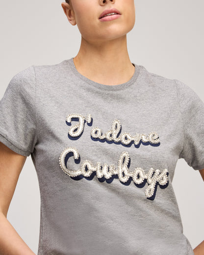 Cinq à Sept Jadore Cowboys Shrunken Tee