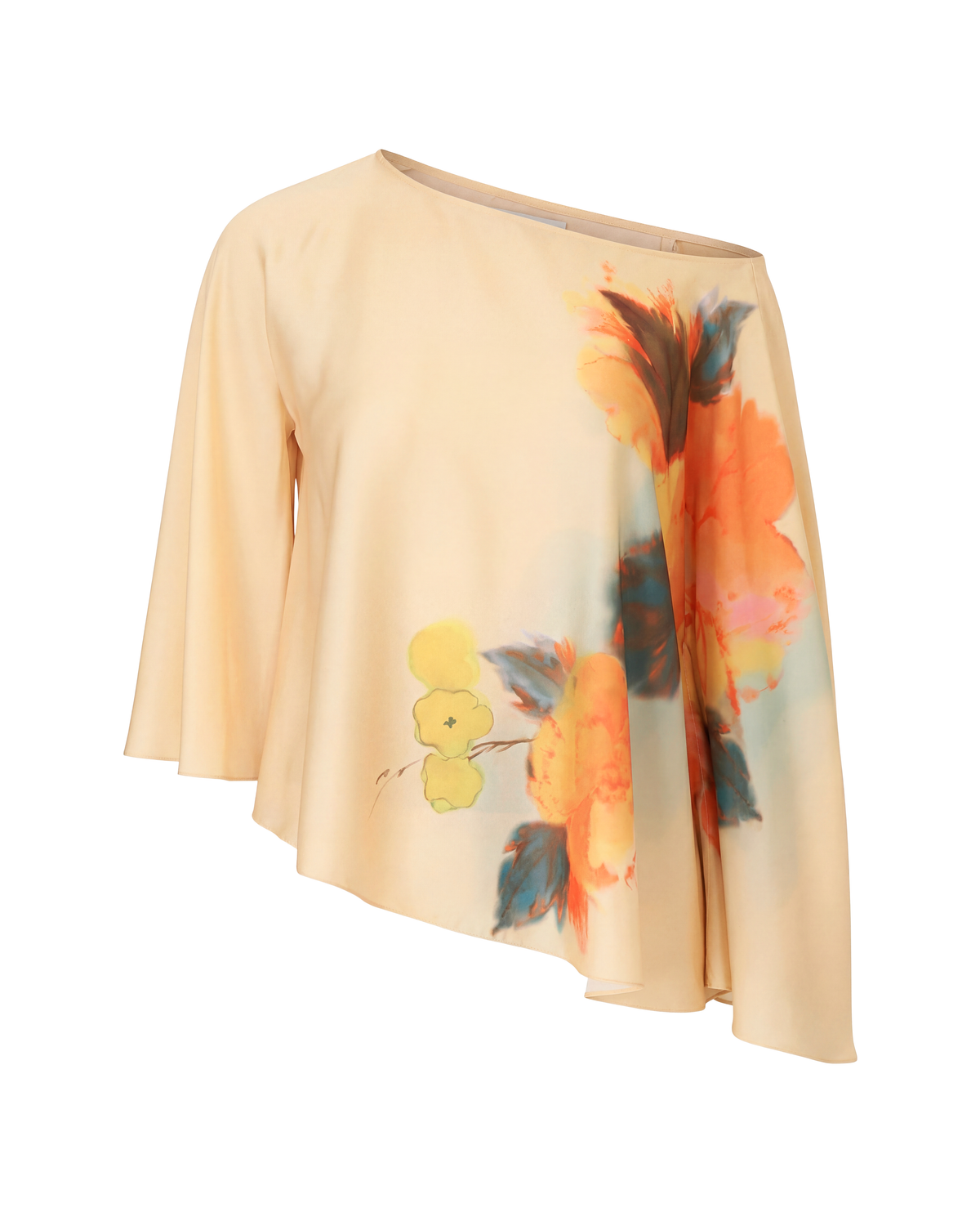 Cinq à Sept Watercolor Floral Carole Top