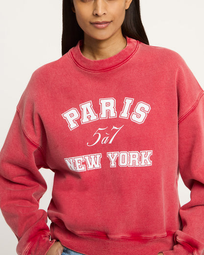 Cinq à Sept Paris New York Tumble Washed Brandy Pullover
