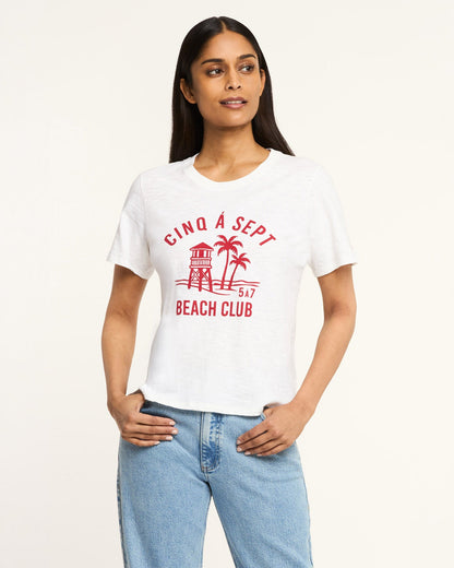 Cinq à Sept Cinq A Sept Beach Club Shrunken Tee