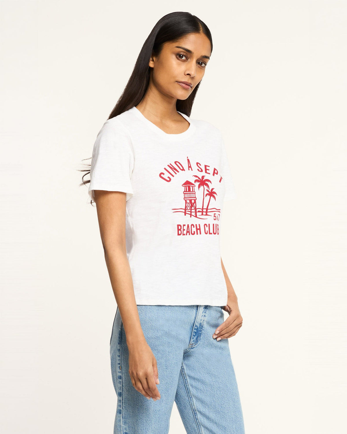 Cinq à Sept Cinq A Sept Beach Club Shrunken Tee