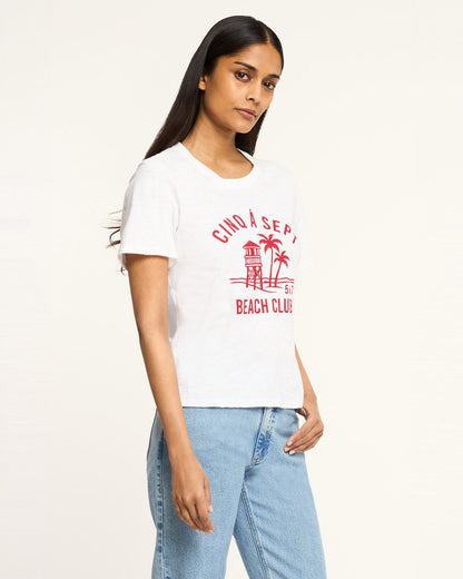Cinq à Sept Cinq A Sept Beach Club Shrunken Tee