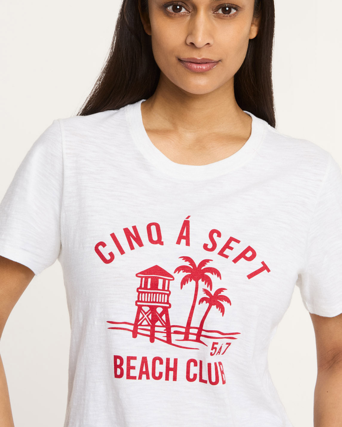 Cinq à Sept Cinq A Sept Beach Club Shrunken Tee