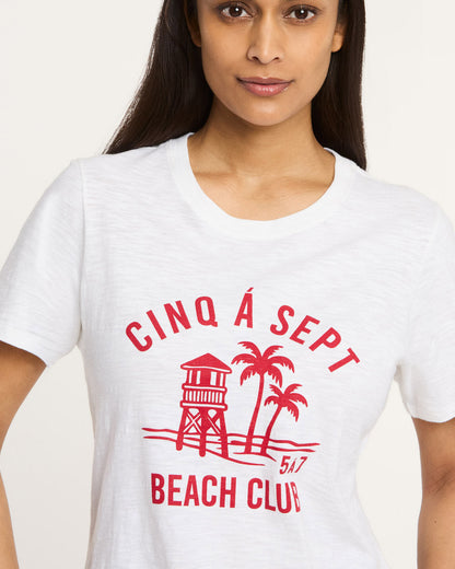 Cinq à Sept Cinq A Sept Beach Club Shrunken Tee
