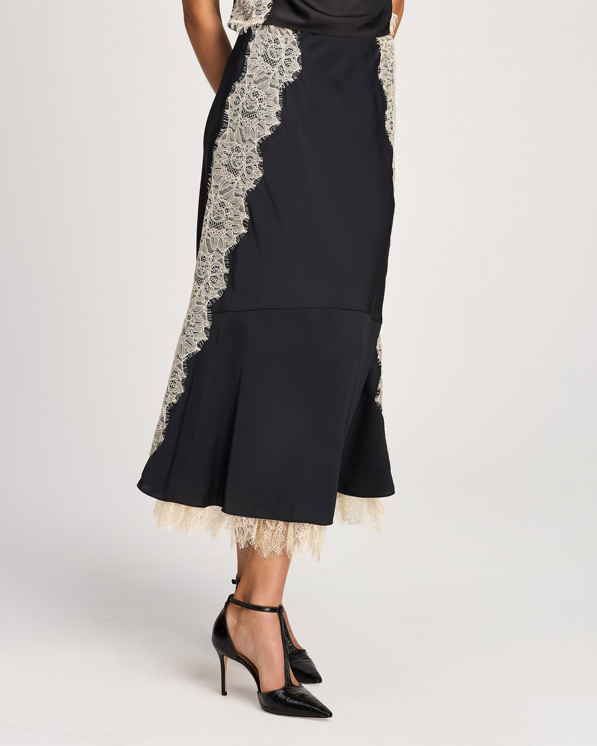 Cinq à Sept Esme Satin Liore Skirt