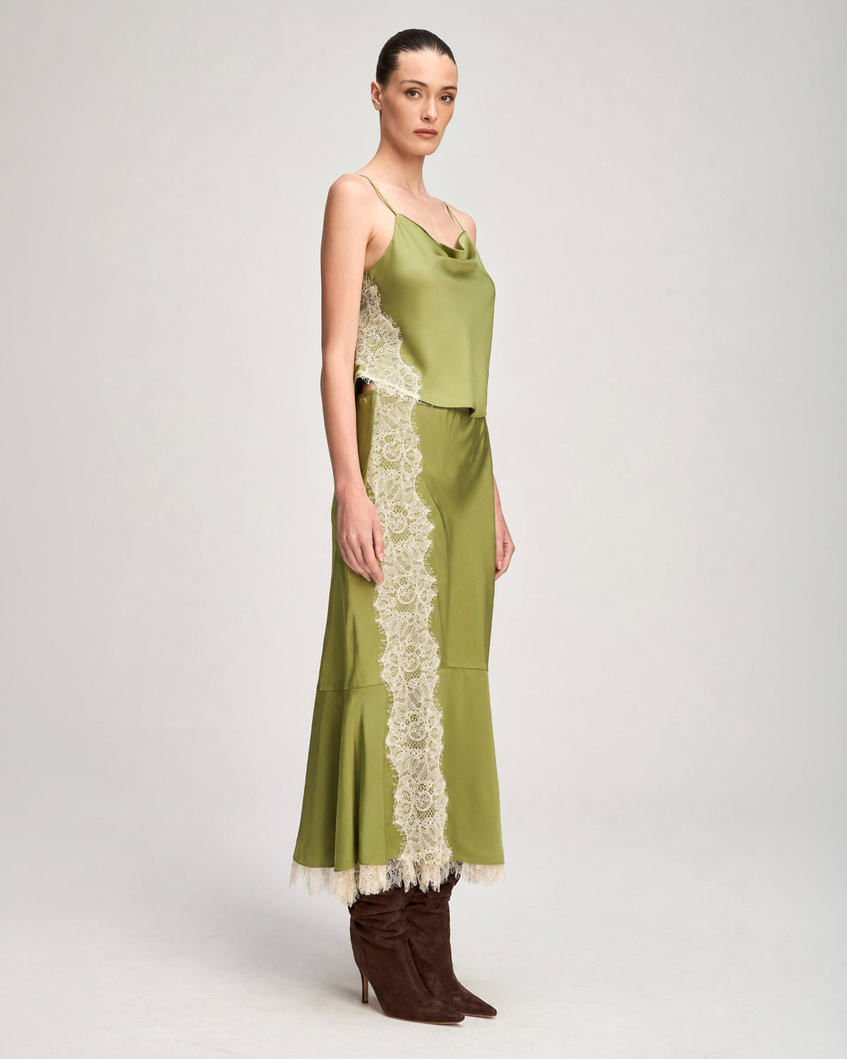 Cinq à Sept Esme Satin Liore Skirt
