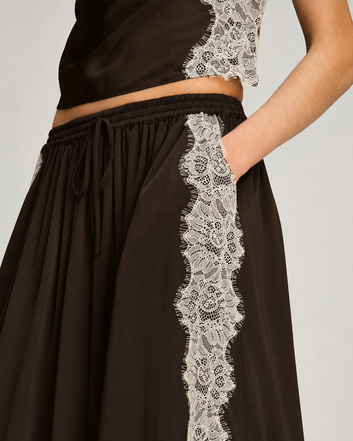 Cinq à Sept Esme Satin Verne Pant