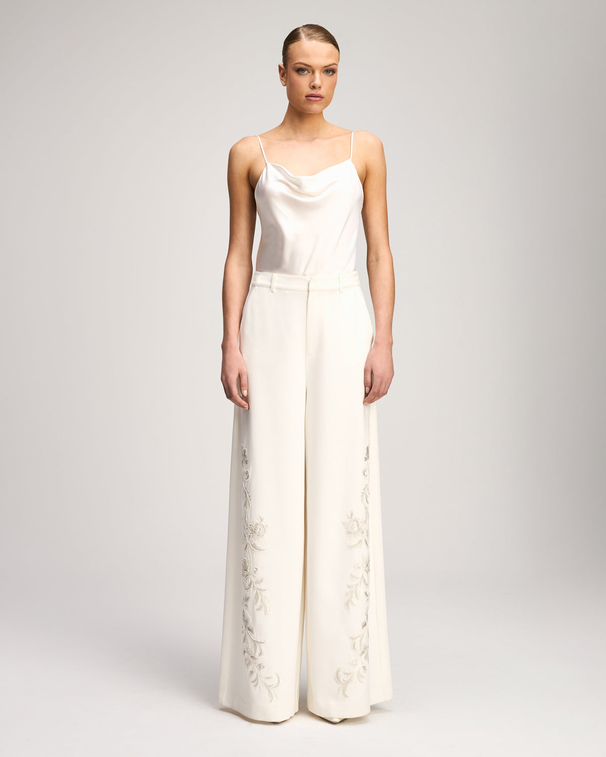 Cinq à Sept Rococo Embroidered Roxane Pant