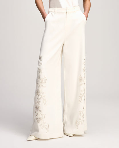 Cinq à Sept Rococo Embroidered Roxane Pant
