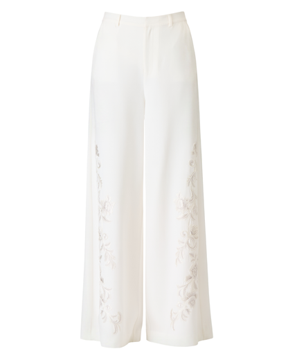 Cinq à Sept Rococo Embroidered Roxane Pant