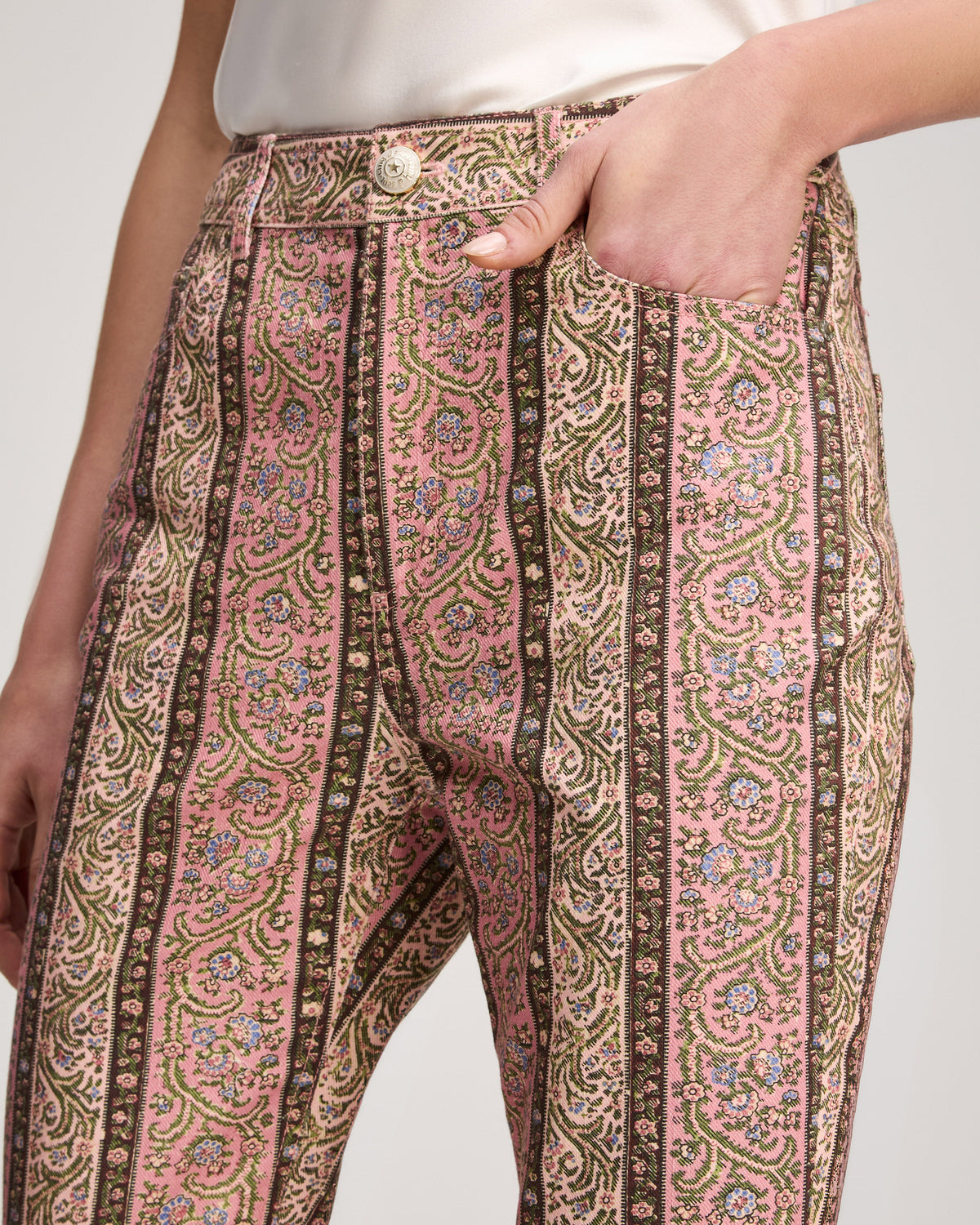 Cinq à Sept Pepper Paisley Charlie Jeans