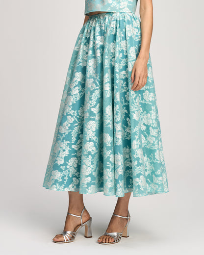 Cinq à Sept Organza Jacquard Ruth Skirt