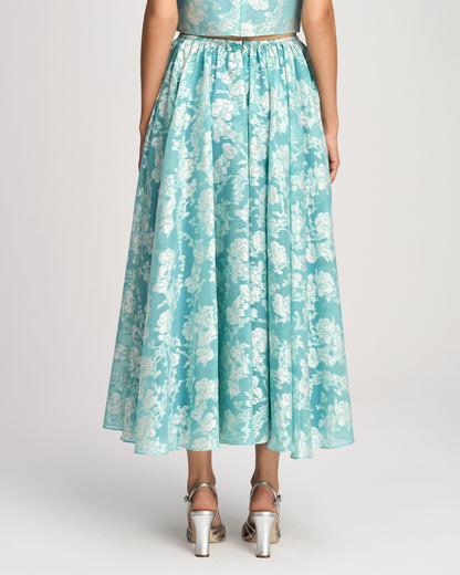 Cinq à Sept Organza Jacquard Ruth Skirt