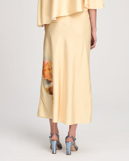 Cinq à Sept Watercolor Floral Carole Skirt