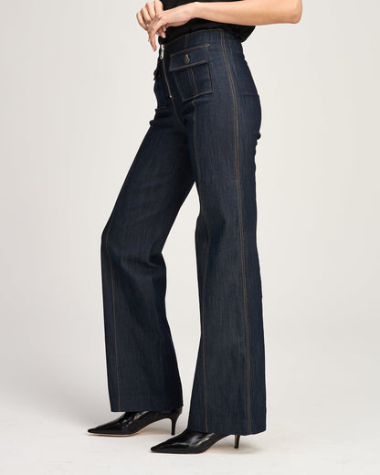 Cinq à Sept Long Azure Jeans