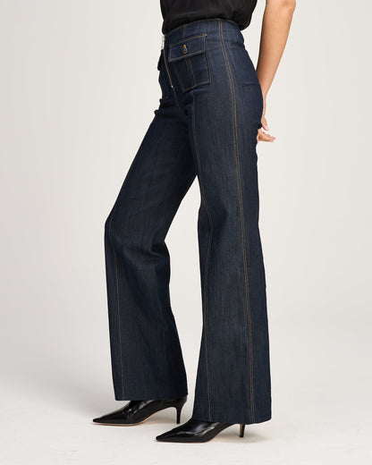 Cinq à Sept Long Azure Jeans