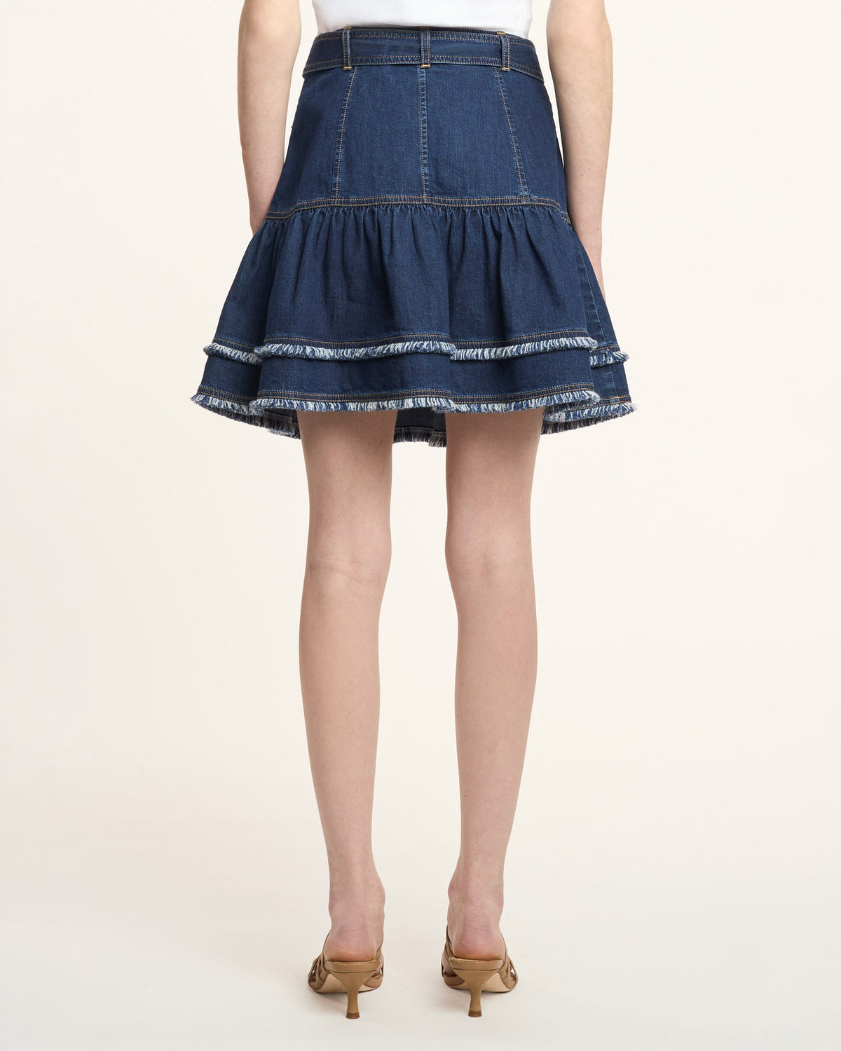 Cinq à Sept Bicolor Fringe Martina Skirt