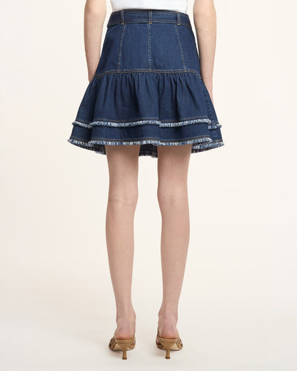Cinq à Sept Bicolor Fringe Martina Skirt