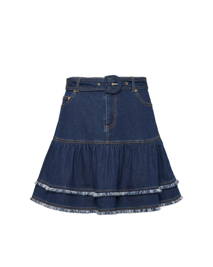 Cinq à Sept Bicolor Fringe Martina Skirt