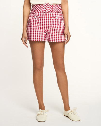 Cinq à Sept Mini Gingham Allie Jean Short