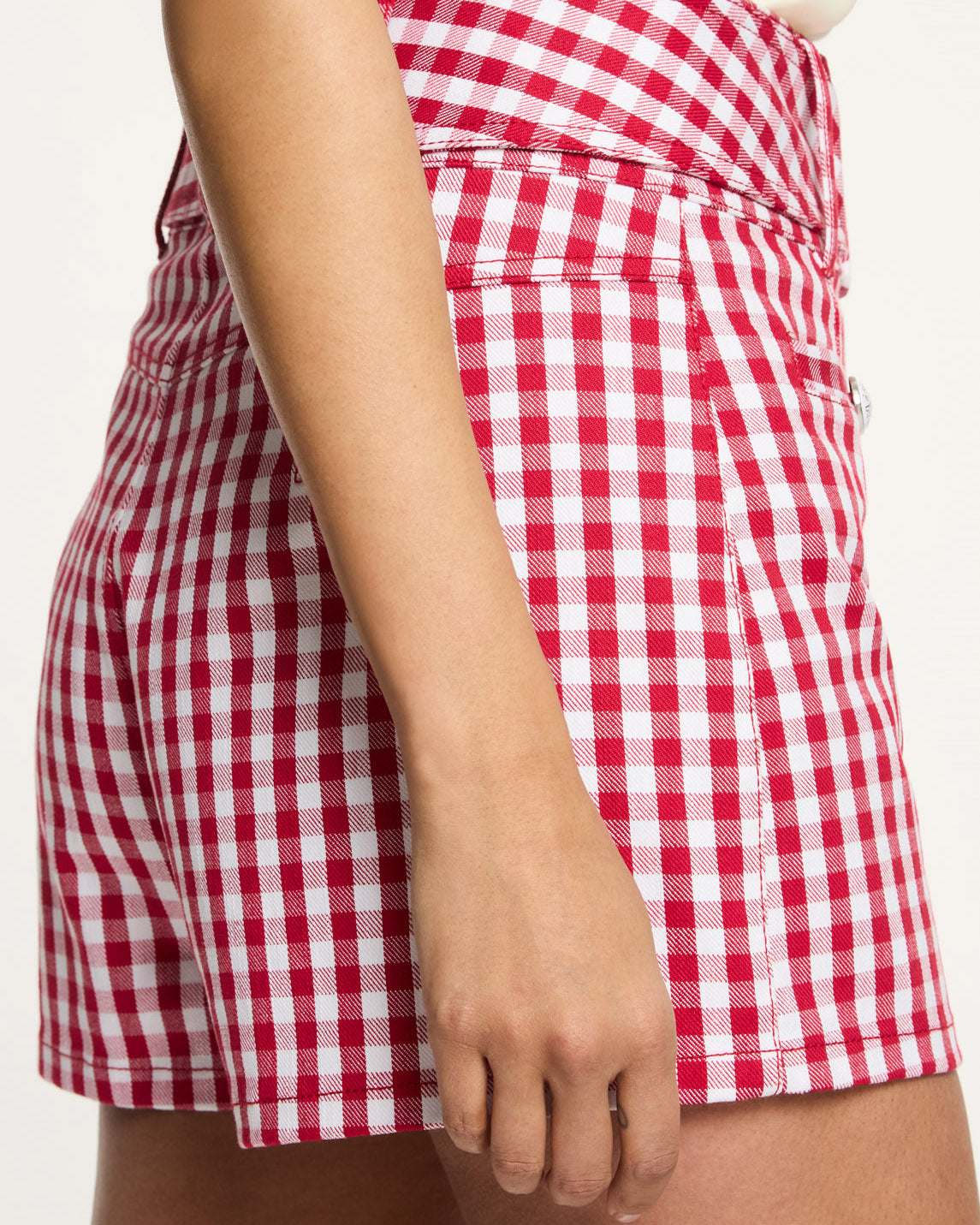 Cinq à Sept Mini Gingham Allie Jean Short