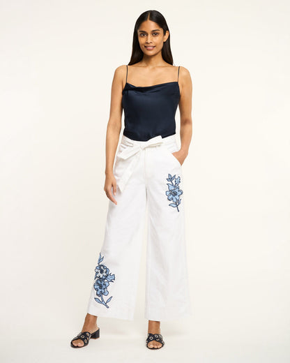 Cinq à Sept Striped Floral Mylah Pant
