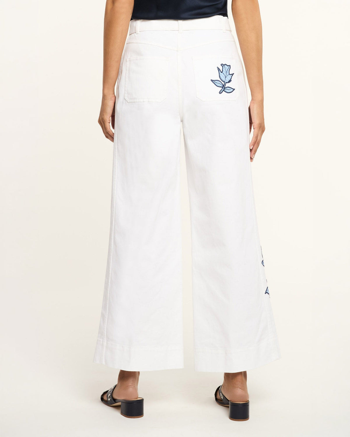Cinq à Sept Striped Floral Mylah Pant