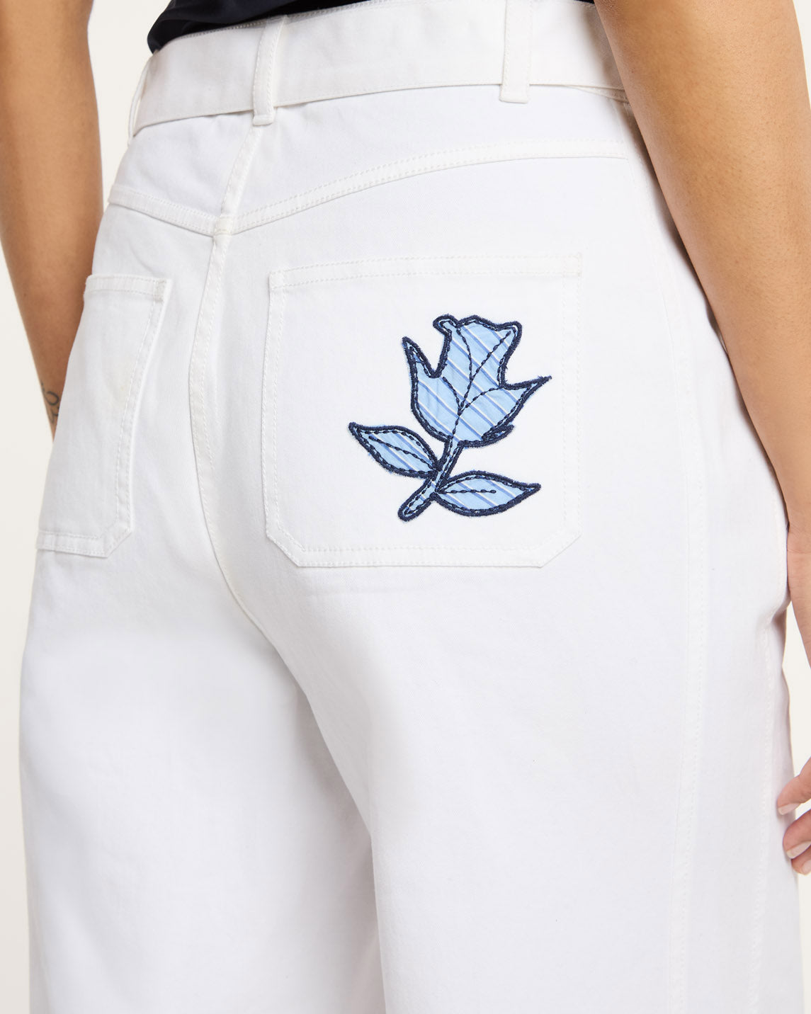 Cinq à Sept Striped Floral Mylah Pant