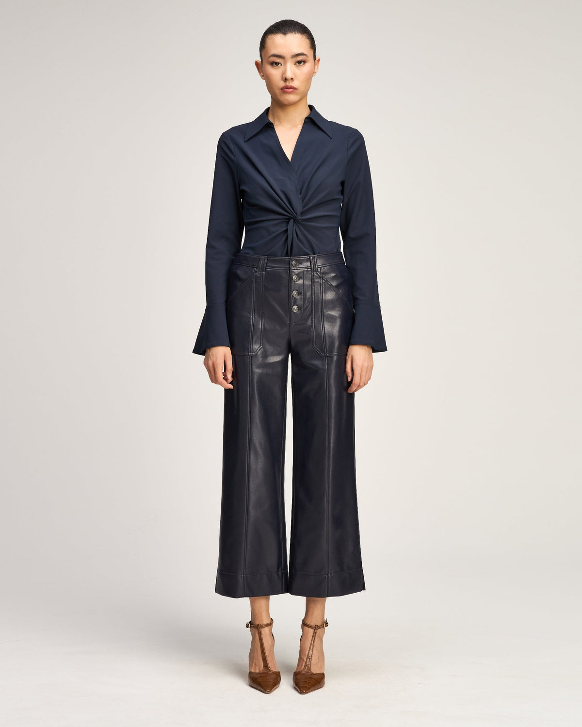 Cinq à Sept Vegan Leather Benji Pant
