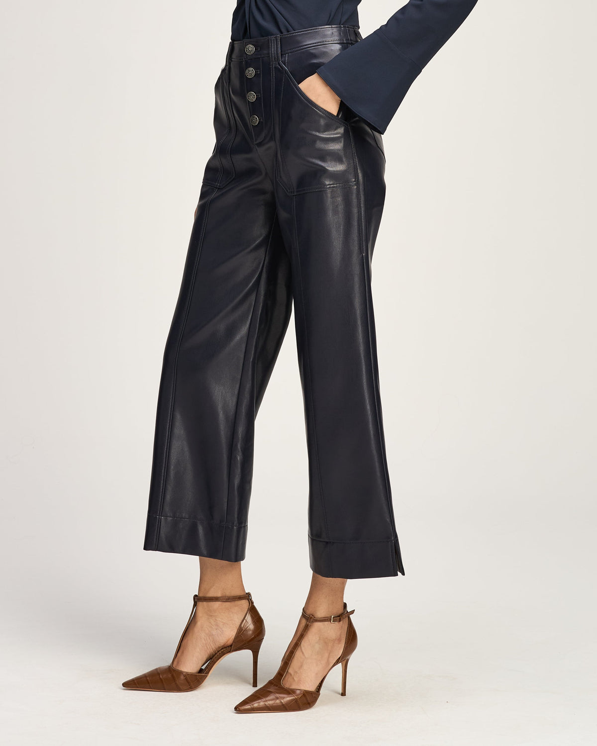 Cinq à Sept Vegan Leather Benji Pant