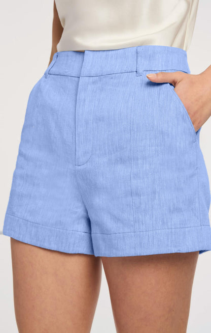 Cinq à Sept Linen Suiting Tora Short