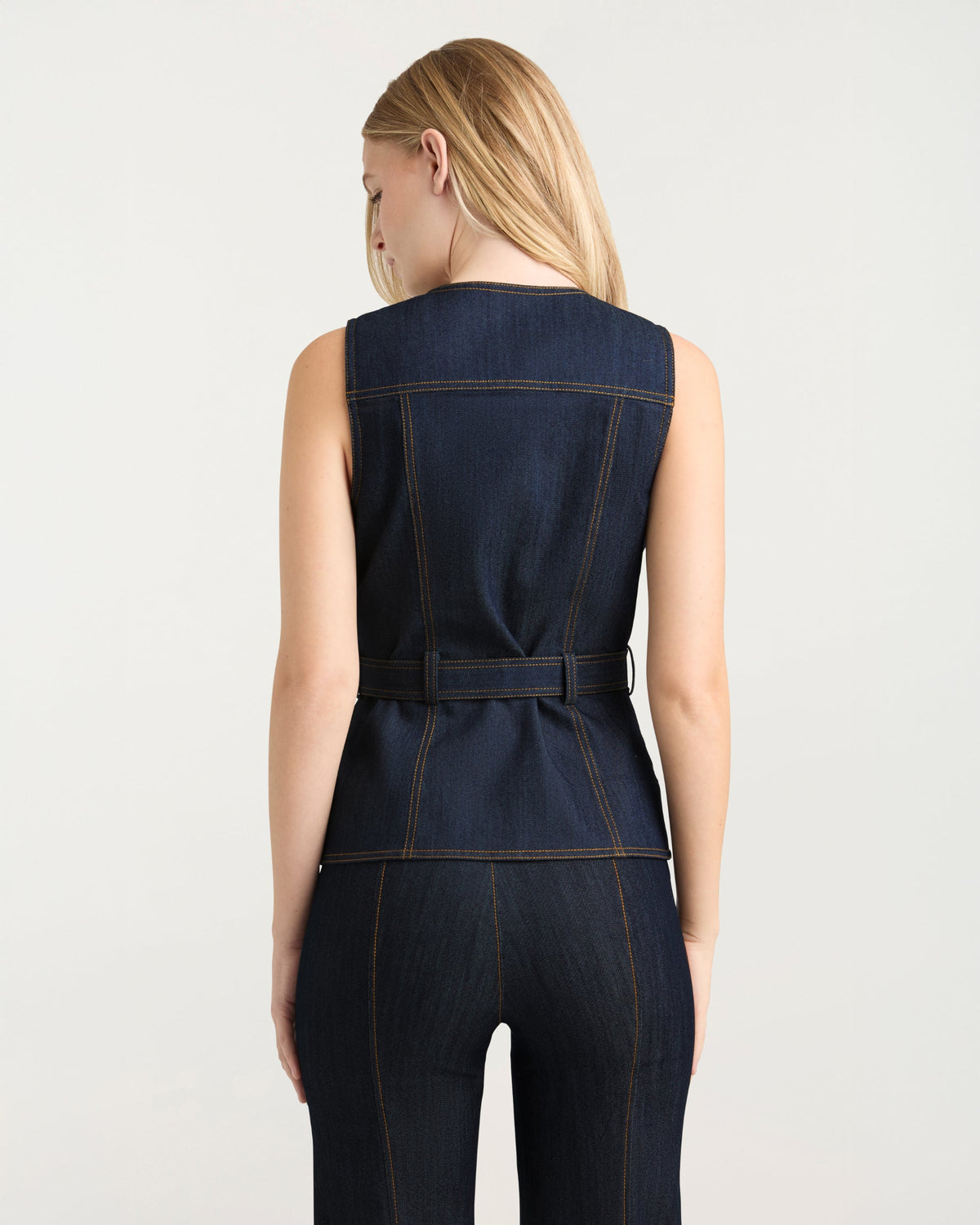 Cinq à Sept Indigo Reenee Jean Vest