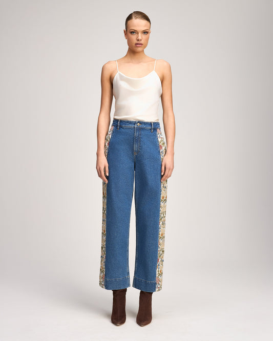 Cinq à Sept Patchwork Zoe Jeans