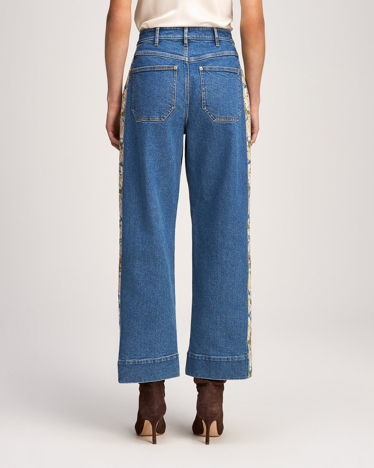 Cinq à Sept Patchwork Zoe Jeans