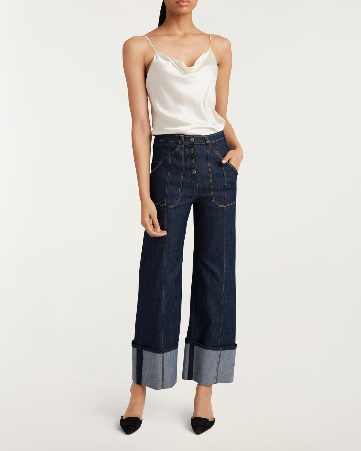 Cinq à Sept Cuffed Benji Jeans