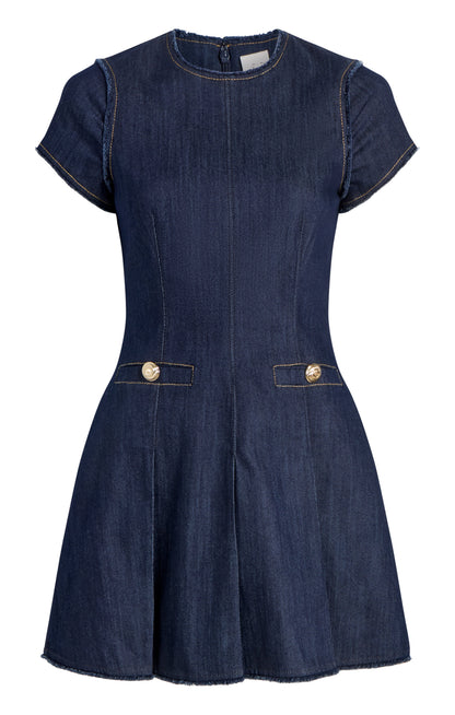 Cinq à Sept Indigo Nova Jean Dress