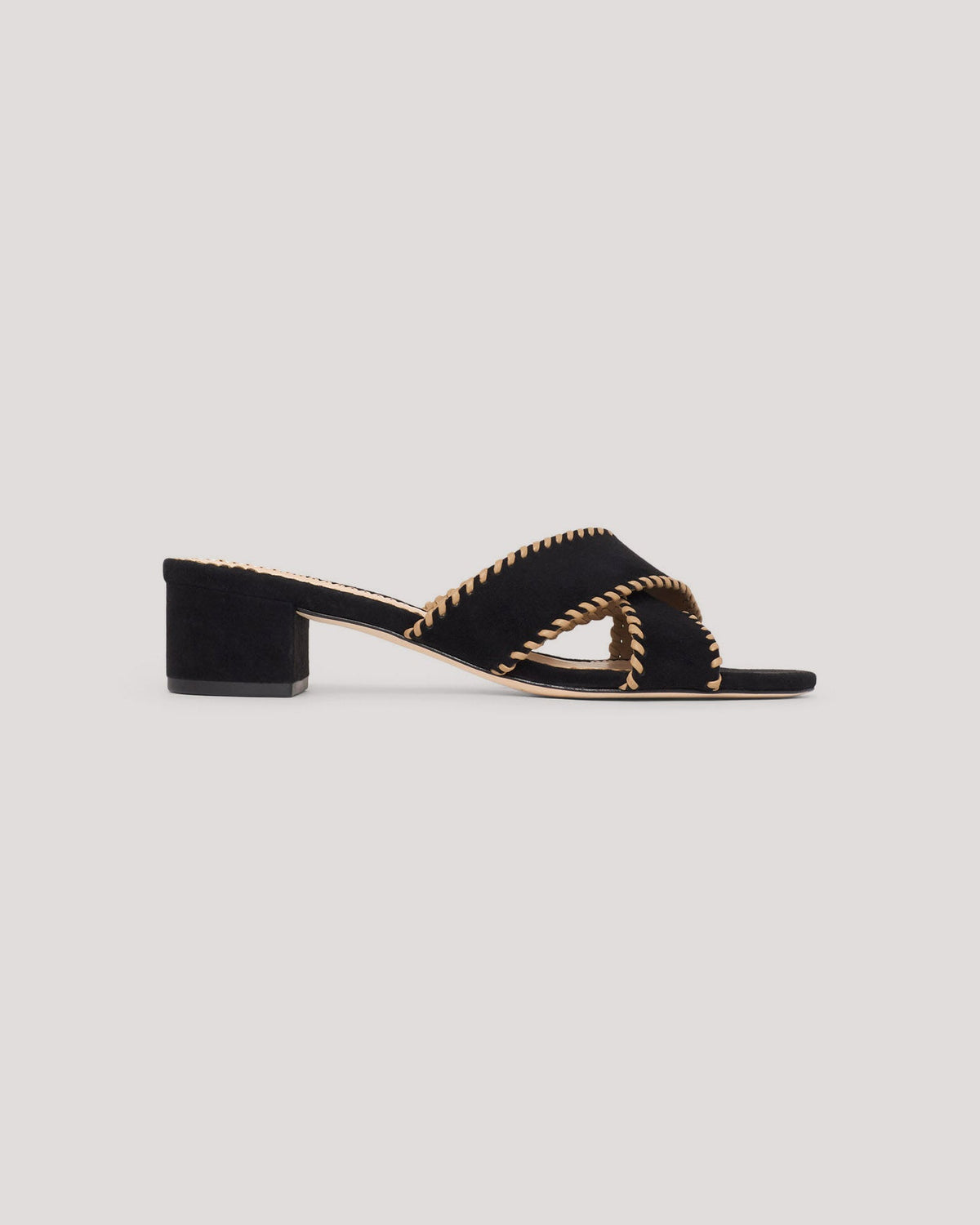 Cinq à Sept Amanda Criss Cross Suede Sandal