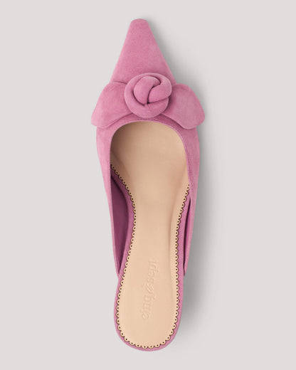 Cinq à Sept Layla Suede Kitten Heel Mule