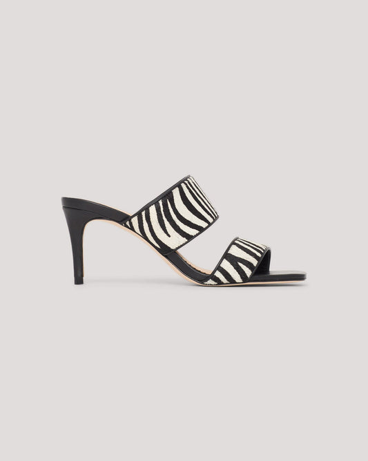 Cinq à Sept Sutton Zebra Haircalf Sandal