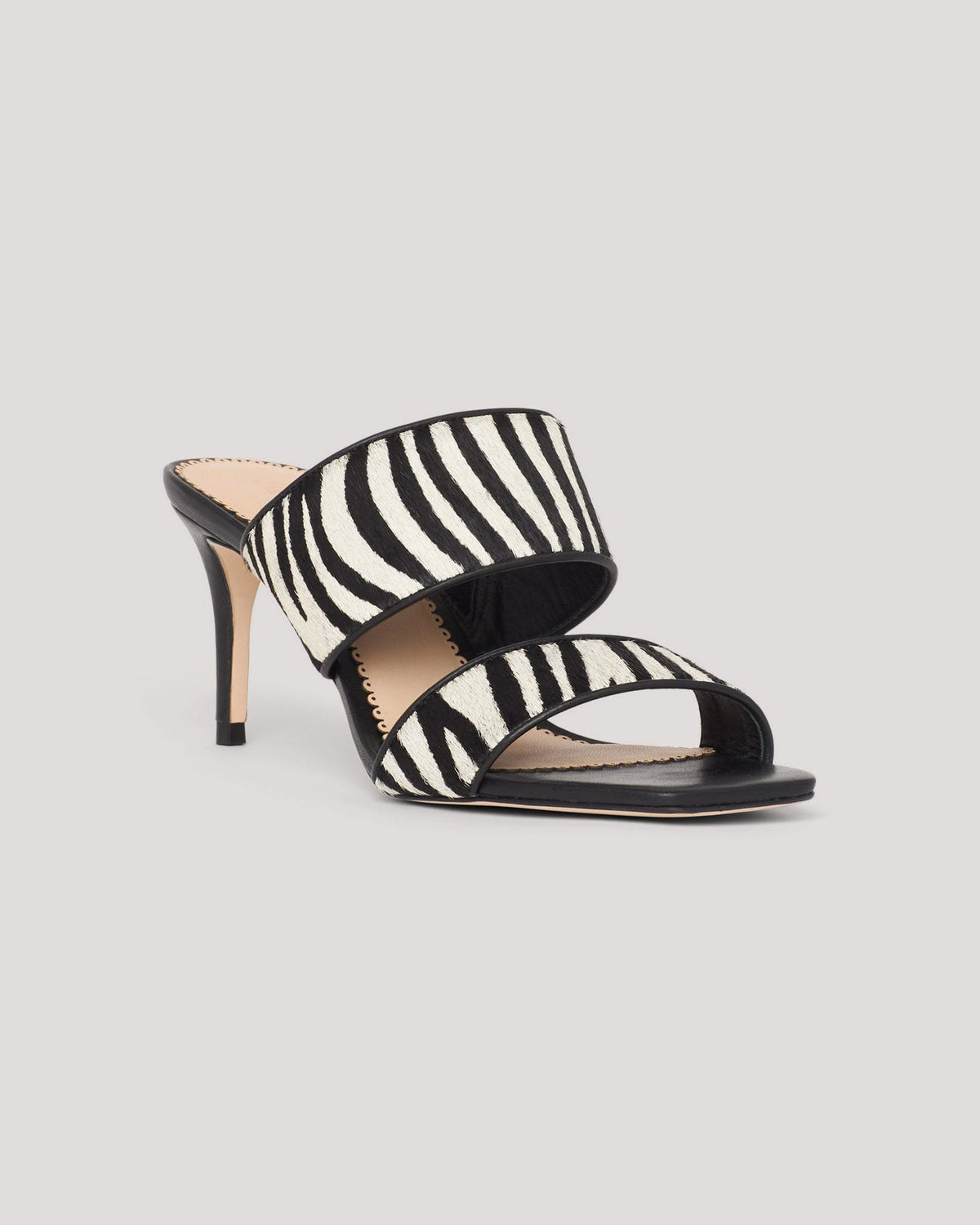 Cinq à Sept Sutton Zebra Haircalf Sandal