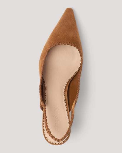 Cinq à Sept Sylvie Suede Slingback Pump