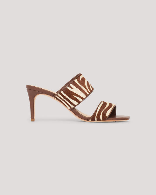 Cinq à Sept Sutton Zebra Haircalf Sandal