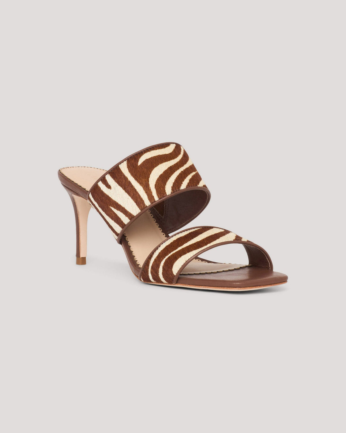 Cinq à Sept Sutton Zebra Haircalf Sandal