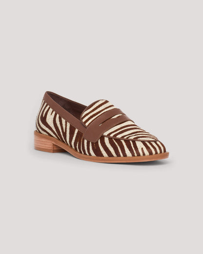Cinq à Sept Gretta Zebra Haircalf Loafer