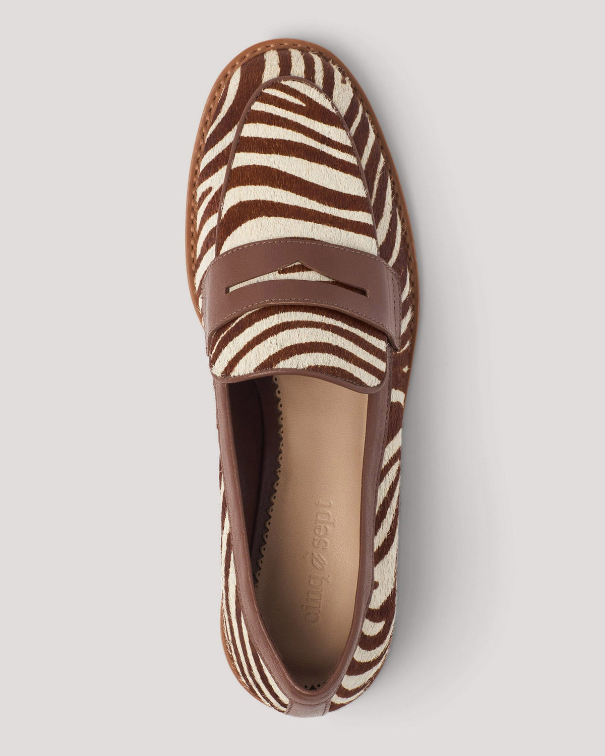 Cinq à Sept Gretta Zebra Haircalf Loafer