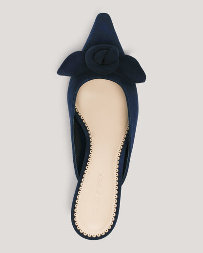 Cinq à Sept Layla Suede Kitten Heel Mule